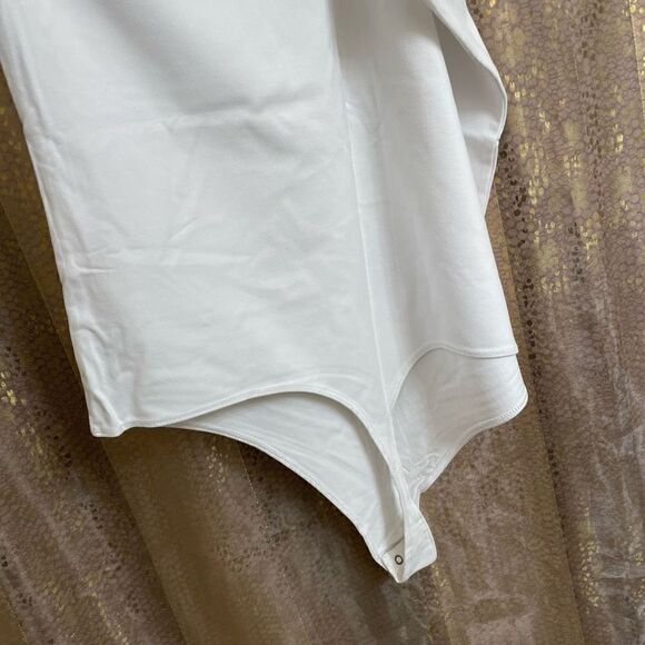 Abercrombie & Fitch seamless white halter neck bodysuit, XL NWT - Picture 3 of 6